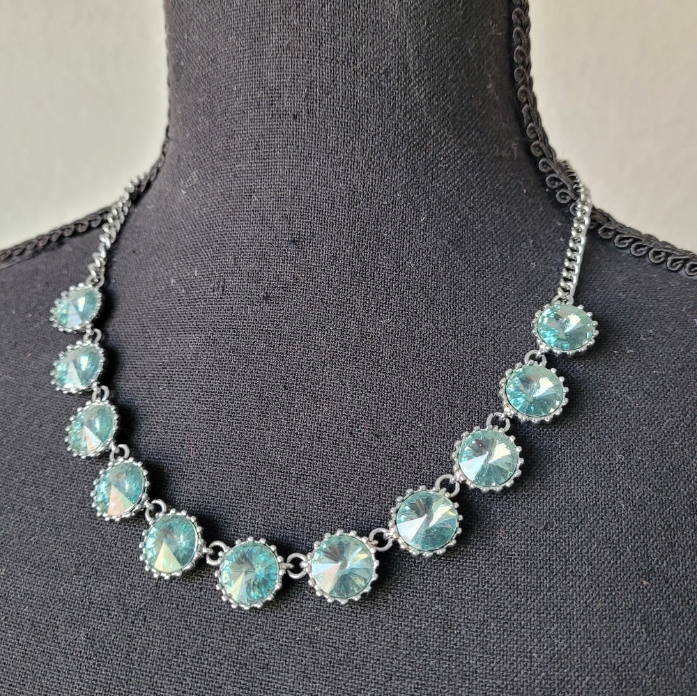 Blue Stone in Silver Setting